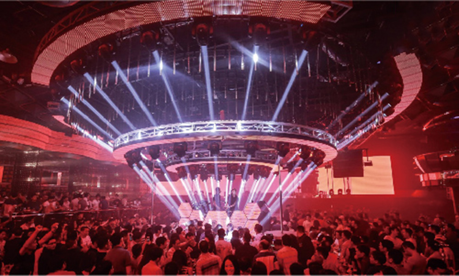 P3 Indoor Full Color Triangle LED Display in New Phu Dong Club, Da Nang, Vietnam