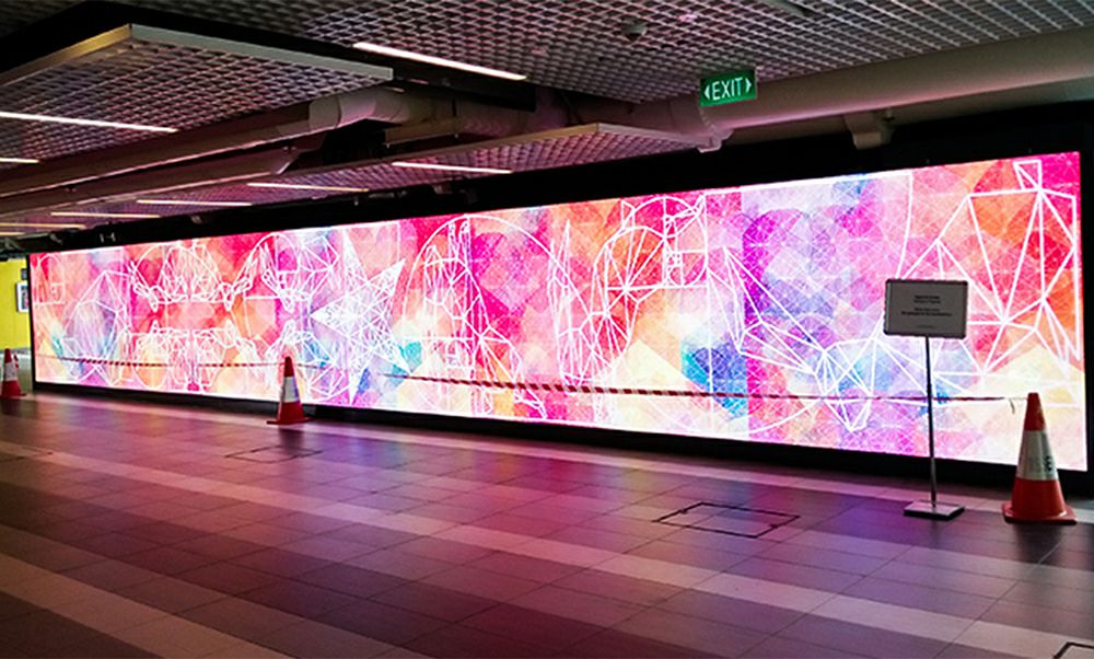Singapore Nanyang Technological P2 Indoor Full Color LED Display