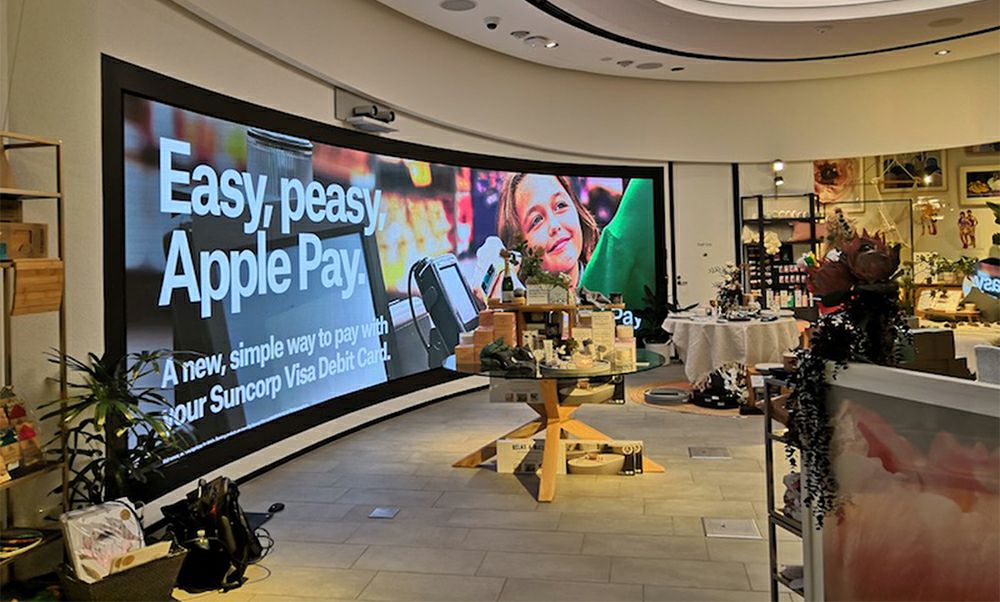 Australian shopping mall p3 indoor full color LED display