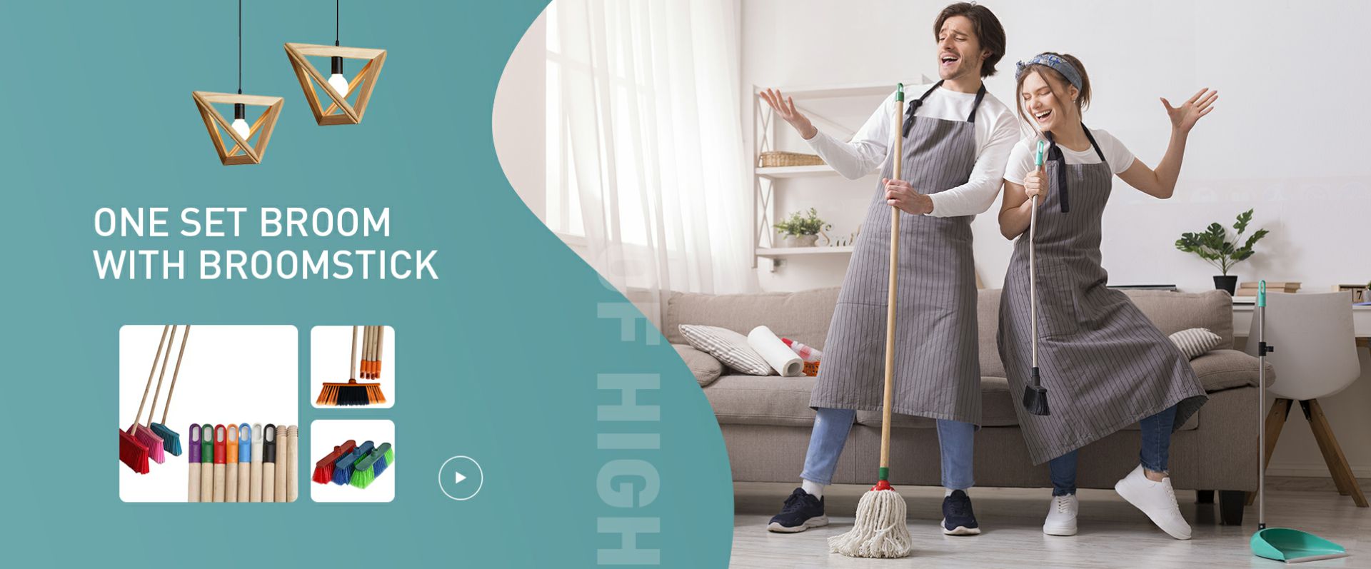 Wooden broomstick, Wooden mop handle, Wooden Shovel handle, brush