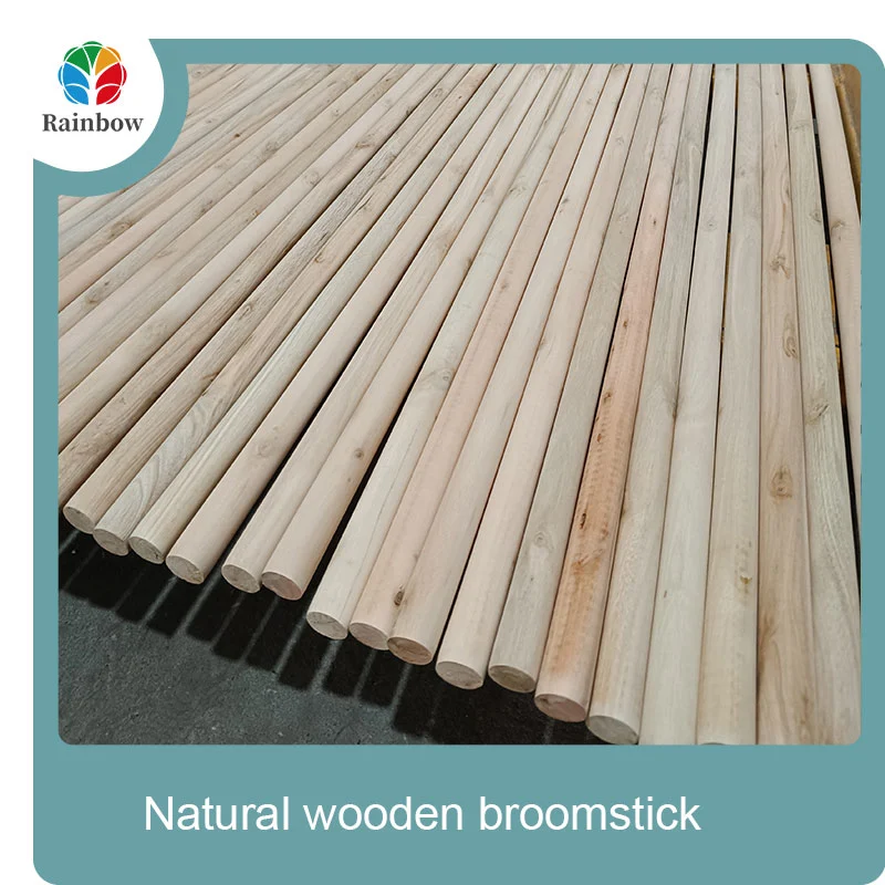 wooden broomstick wooden mop handle brush stick broom handle