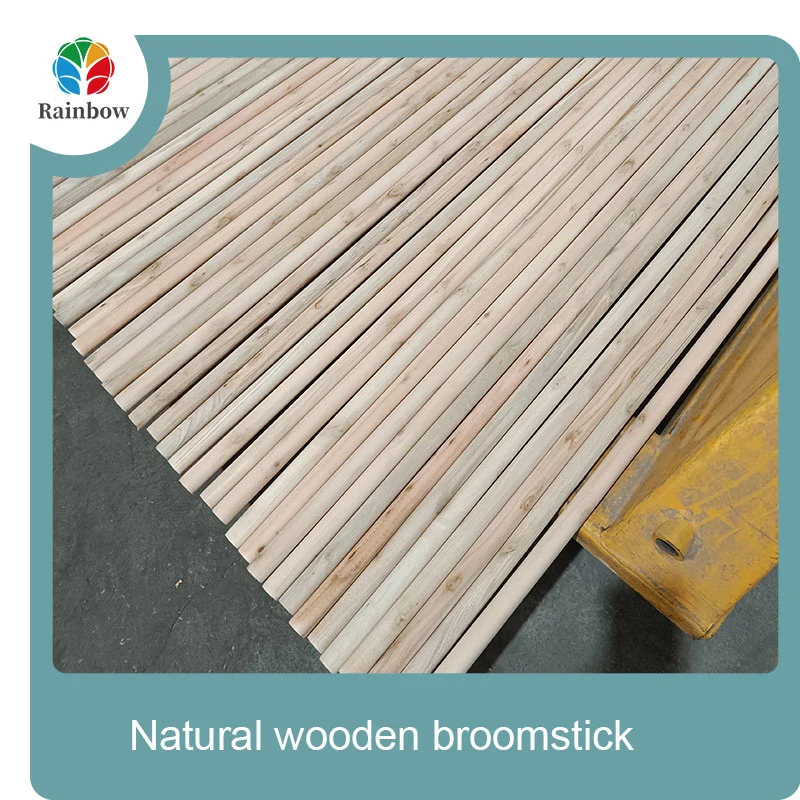 wooden broomstick wooden mop handle brush stick broom handle