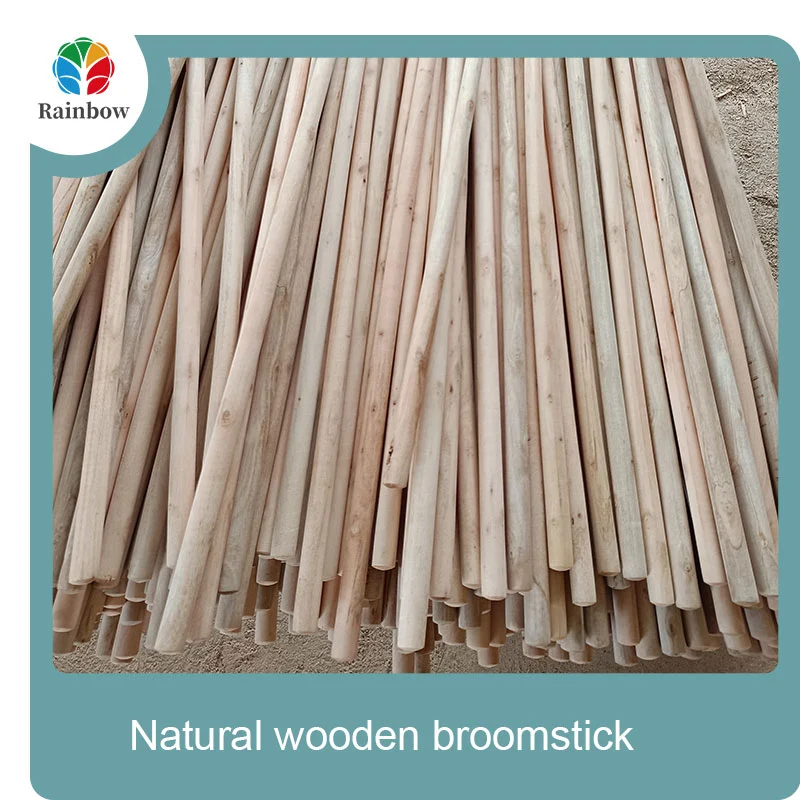 wooden broomstick wooden mop handle brush stick broom handle