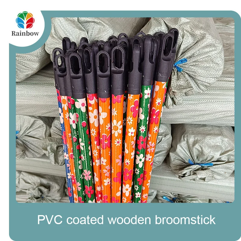 wooden broomstick wooden mop handle brush stick broom handle