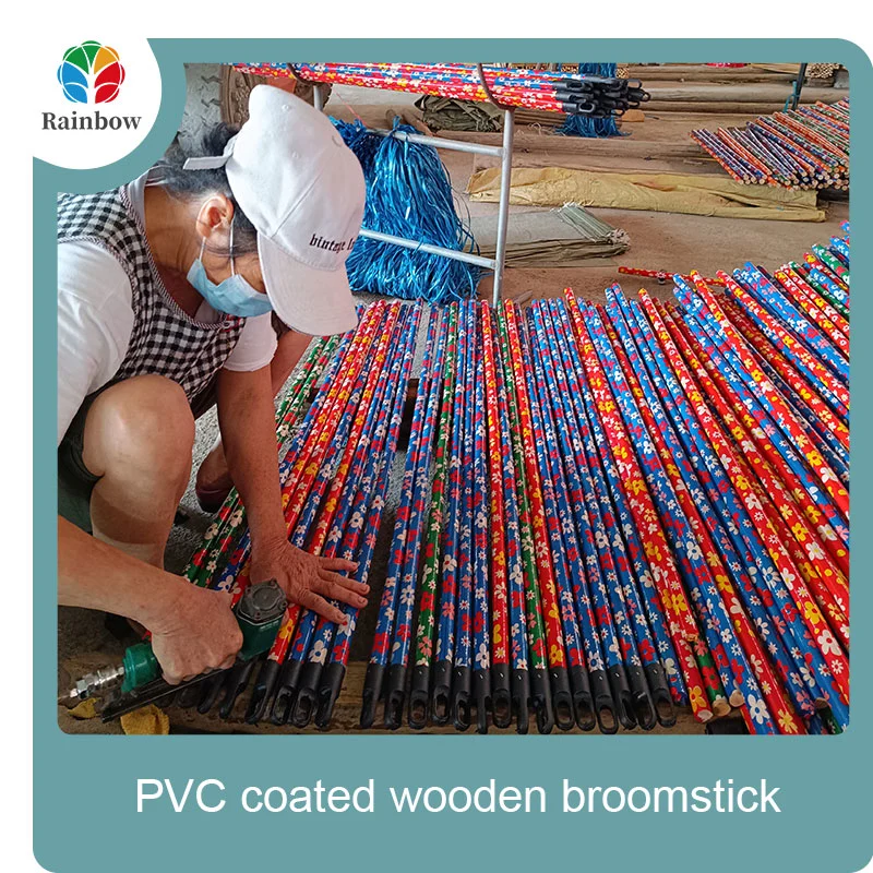 wooden broomstick wooden mop handle brush stick broom handle