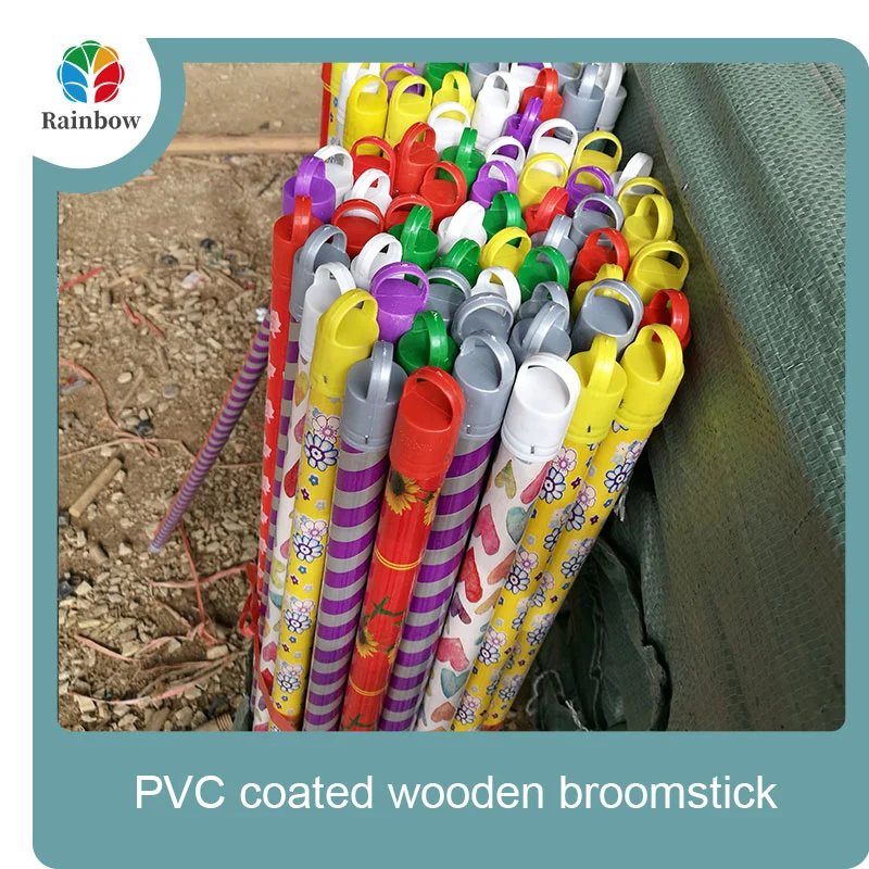 Hot selling custom size home cleaning wooden broom stick wooden handle
