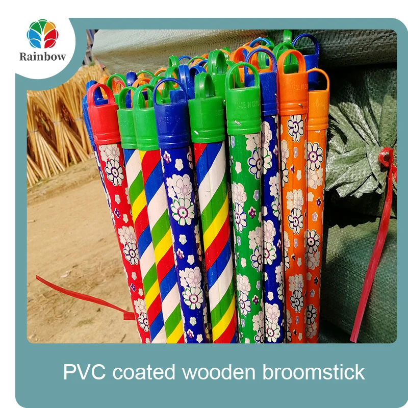 Hot selling custom size home cleaning wooden broom stick wooden handle