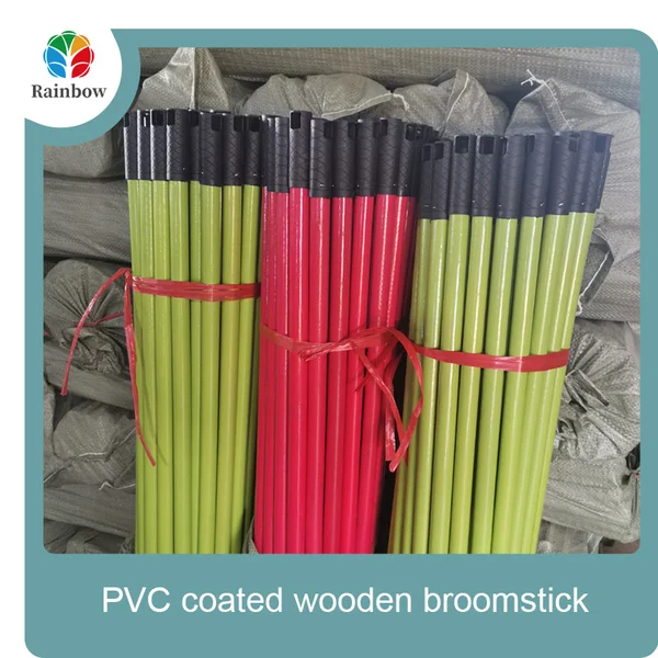 Cleaning indoor outdoor plastic cover wooded stick brooms handle brush