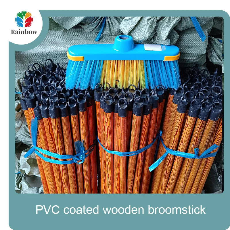 Wooden Broom Handle Cheap Price Sweeping Brushes Wood Broom Stick 
