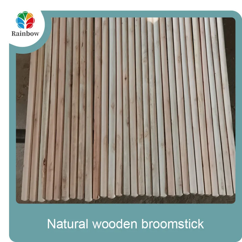 wooden broomstick wooden mop handle brush stick broom handle