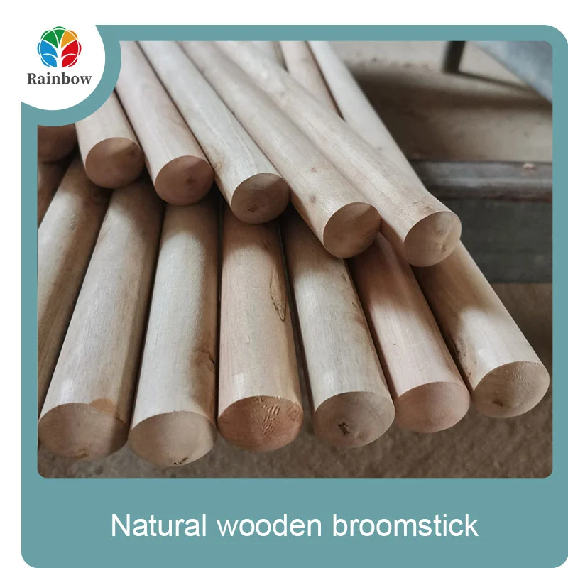 wooden broomstick wooden mop handle brush stick broom handle