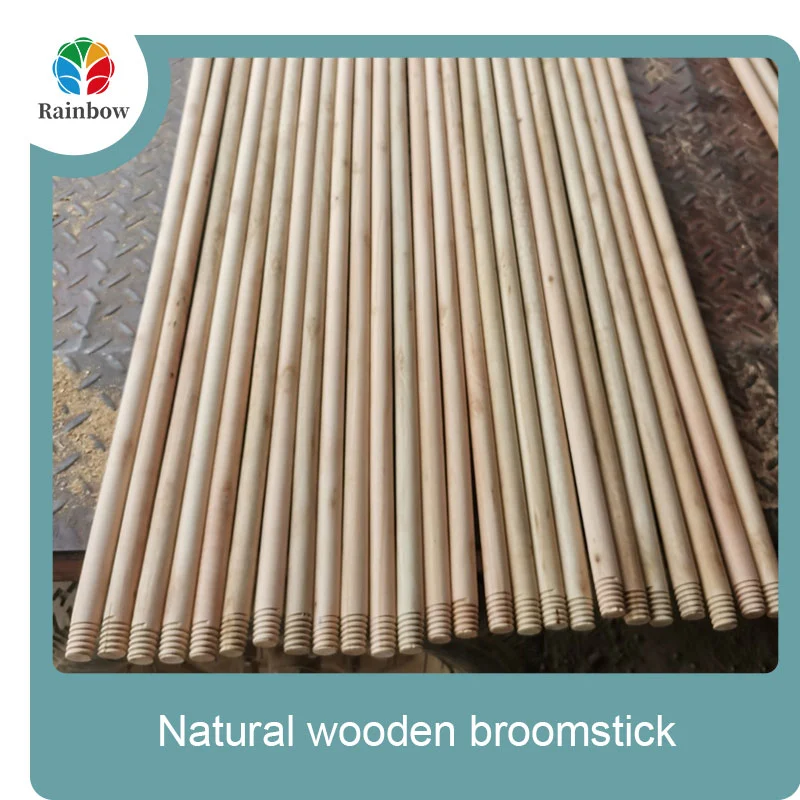 wooden broomstick wooden mop handle brush stick broom handle