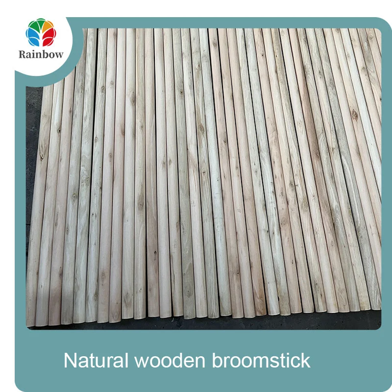 wooden broomstick wooden mop handle brush stick broom handle