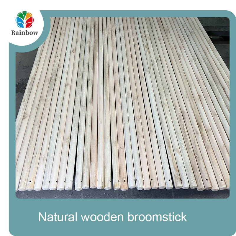 wooden broomstick wooden mop handle brush stick broom handle