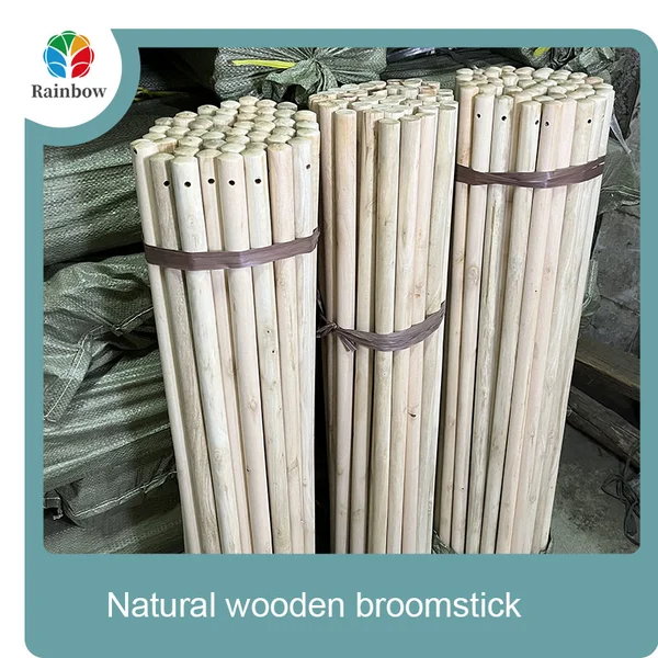 wooden broomstick wooden mop handle brush stick broom handle