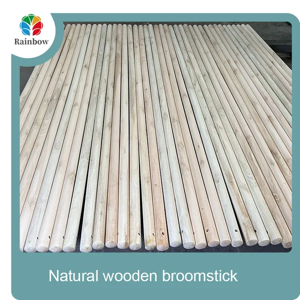 wooden broomstick wooden mop handle brush stick broom handle