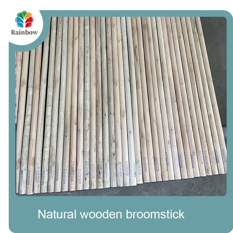 wooden broomstick wooden mop handle brush stick broom handle