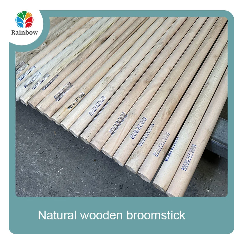 wooden broomstick wooden mop handle brush stick broom handle
