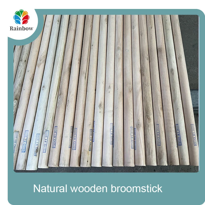 wooden broomstick wooden mop handle brush stick broom handle