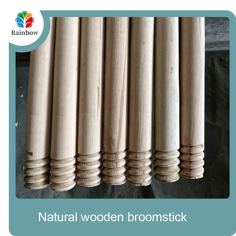 wooden broomstick wooden mop handle brush stick broom handle