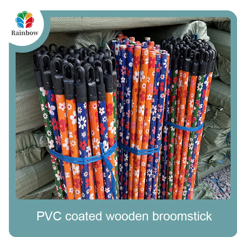 wooden broomstick wooden mop handle brush stick broom handle