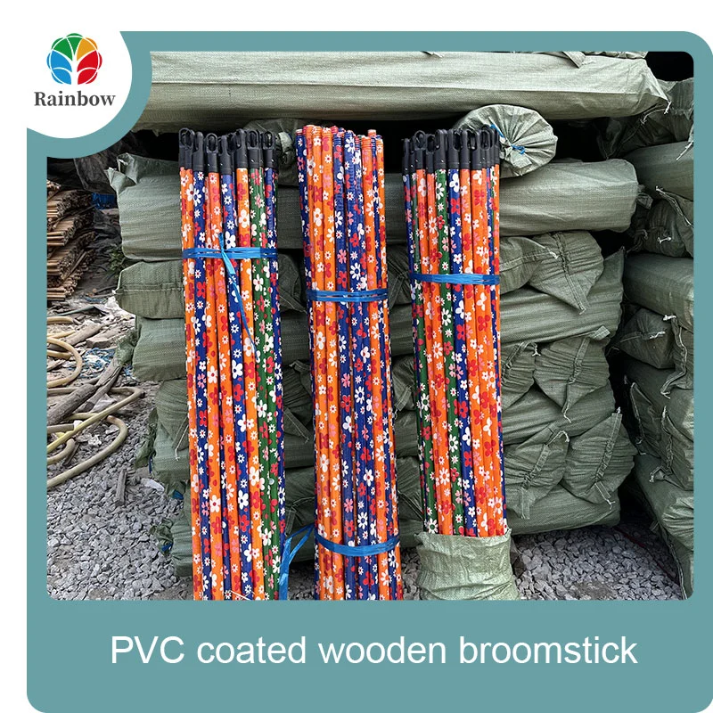 wooden broomstick wooden mop handle brush stick broom handle