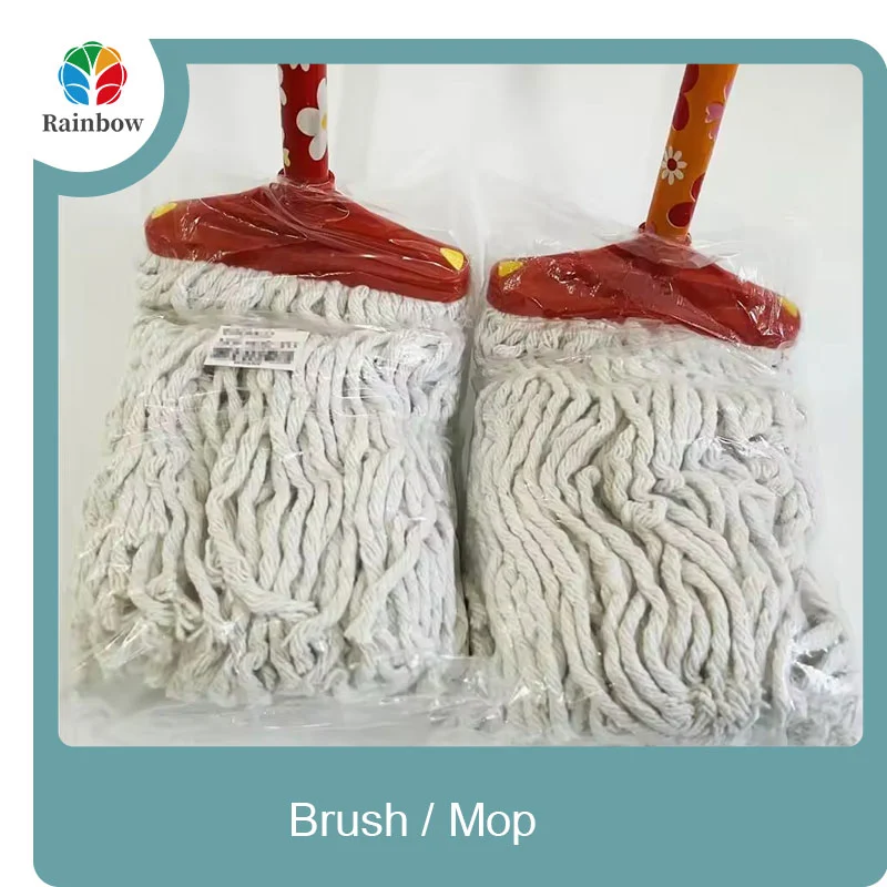  wholesale cotton microfiber wet mop for floor round mop household 