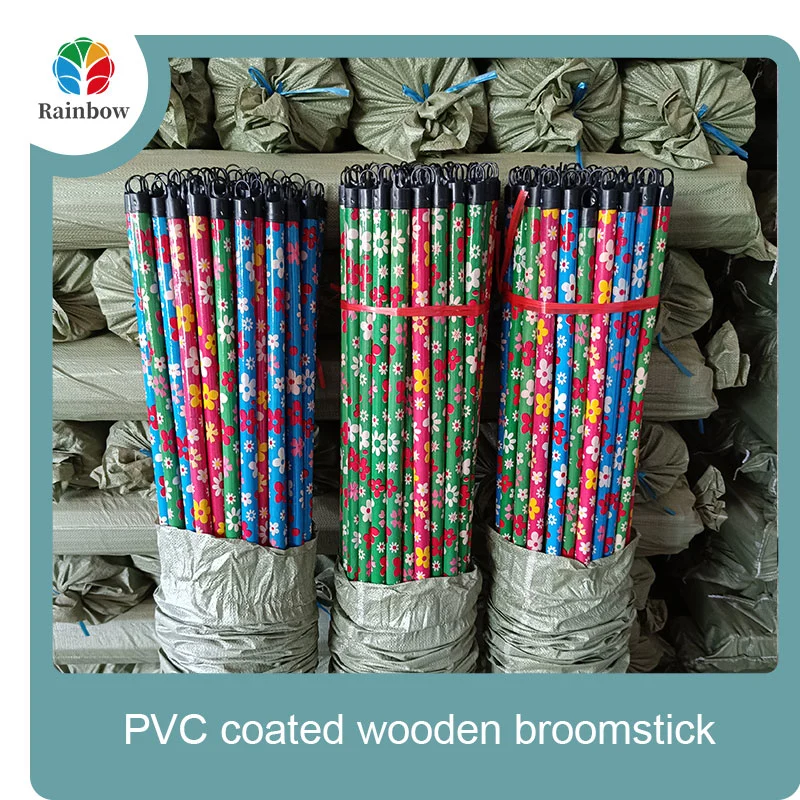 wooden broomstick wooden mop handle brush stick broom handle