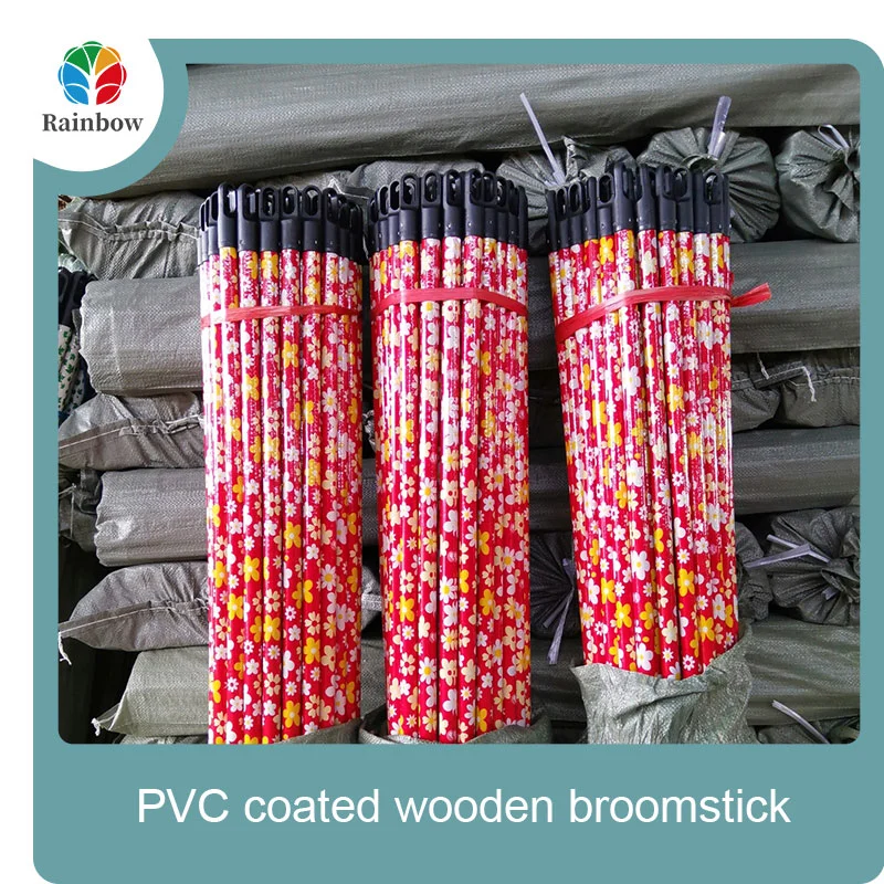 wooden broomstick wooden mop handle brush stick broom handle