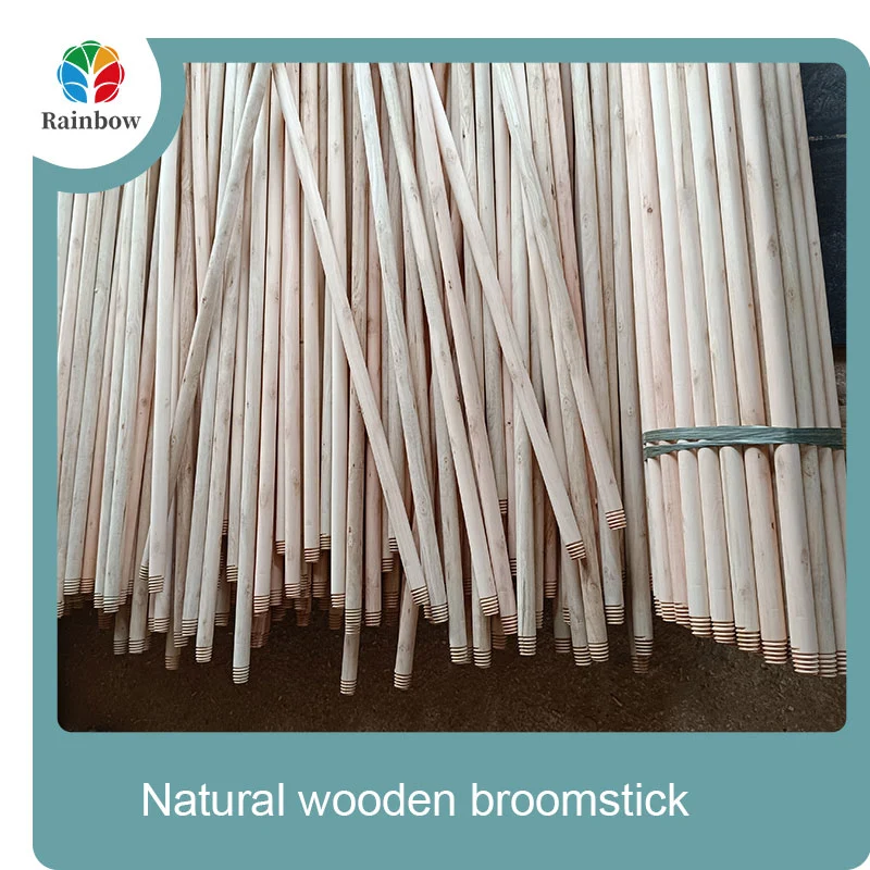 wooden broomstick wooden mop handle brush stick broom handle