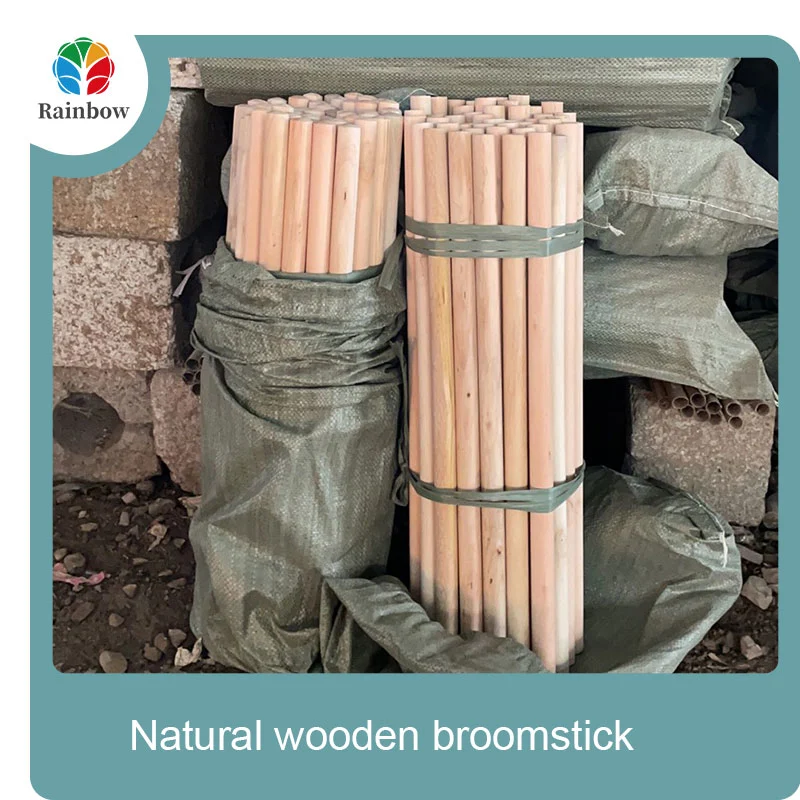 wooden broomstick wooden mop handle brush stick broom handle