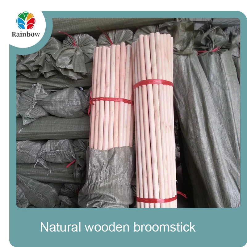 wooden broomstick wooden mop handle brush stick broom handle