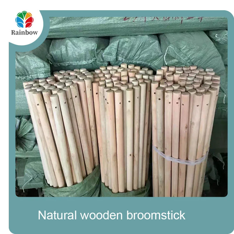 wooden broomstick wooden mop handle brush stick broom handle