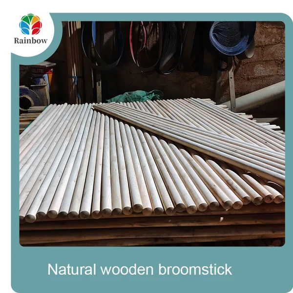 wooden broomstick wooden mop handle brush stick broom handle