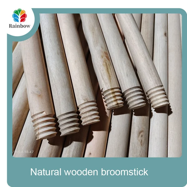 wooden broomstick wooden mop handle brush stick broom handle
