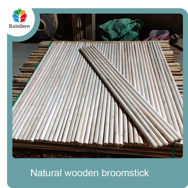 wooden broomstick wooden mop handle brush stick broom handle