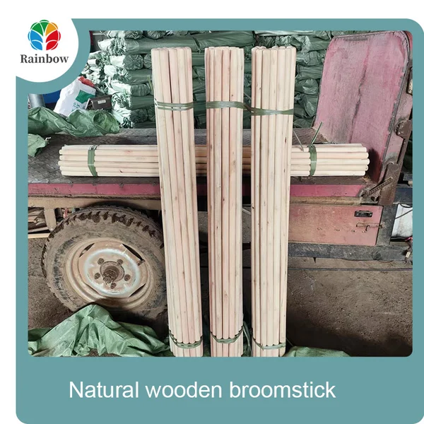 wooden broomstick wooden mop handle brush stick broom handle
