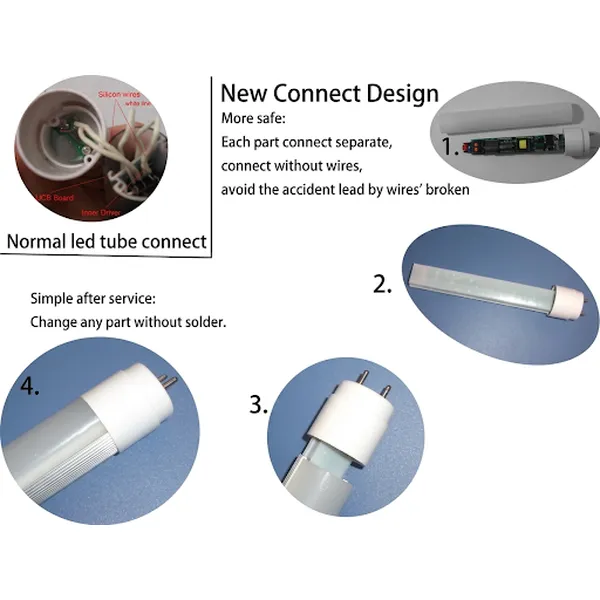 Ultra Efficient T8 LED Tube 220lm/W