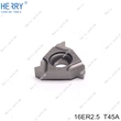 16ER2.5 Carbdie Insert With Excellent Resistance For Threading