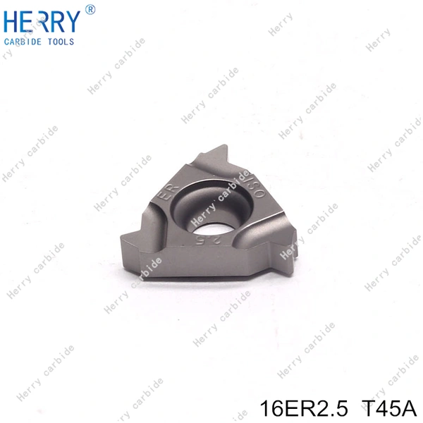 16ER2.5 Carbdie Insert With Excellent Resistance For Threading