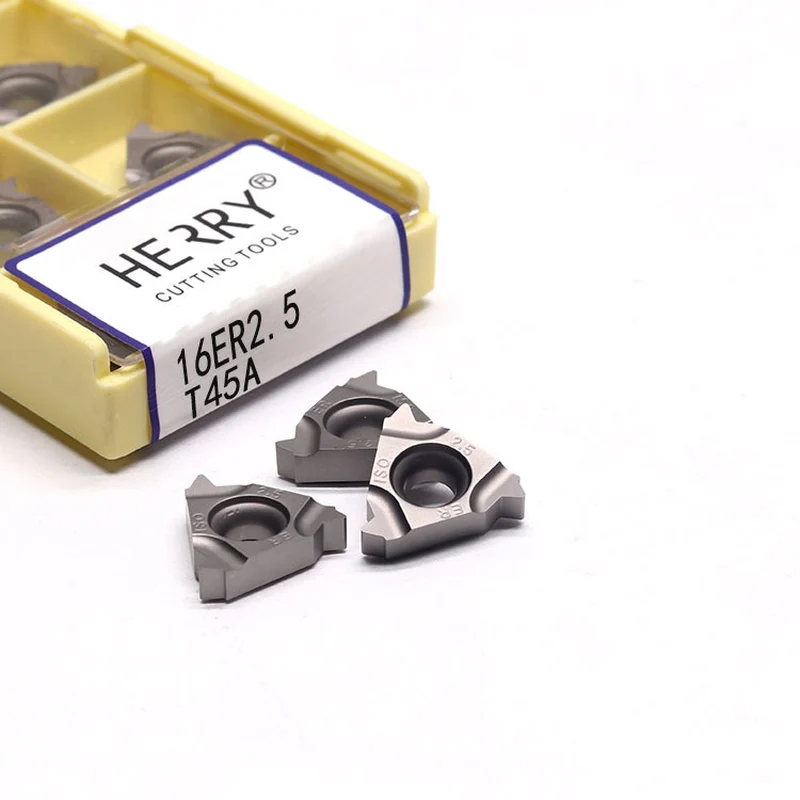 16ER2.5 Carbdie Insert With Excellent Resistance For Threading