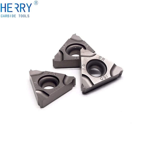 tungsten karbür diş açma ekler 16er1.0 torna için dişler ekler