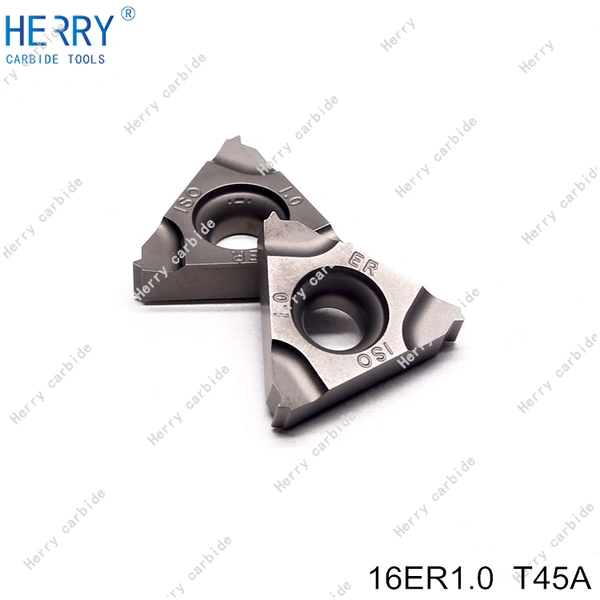 tungsten karbür diş açma ekler 16er1.0 torna için dişler ekler