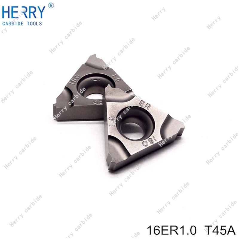 tungsten karbür diş açma ekler 16er1.0 torna için dişler ekler