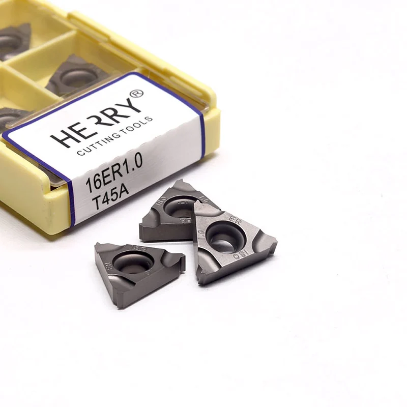 tungsten karbür diş açma ekler 16er1.0 torna için dişler ekler