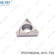 fabrikada yüksek düzeyde parlatılmış tpgt090204l-w15 sermet ince delik işleme uçları