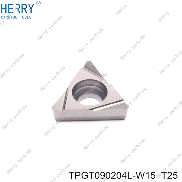 fabrikada yüksek düzeyde parlatılmış tpgt090204l-w15 sermet ince delik işleme uçları
