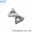 fabrikada yüksek düzeyde parlatılmış tpgt090204l-w15 sermet ince delik işleme uçları