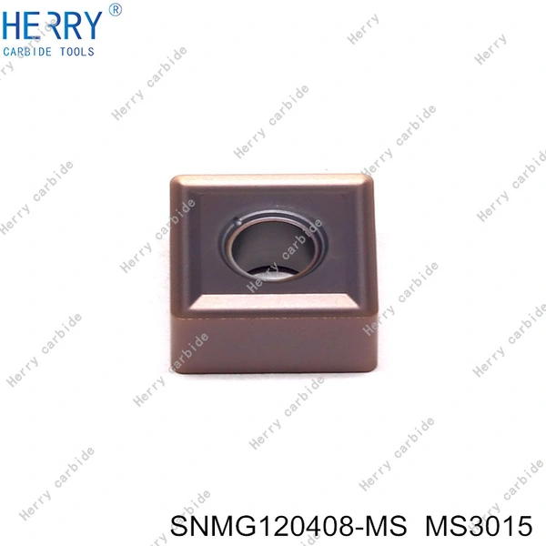 10 unids/set snmg120408-ms insertos de carburo para acero inoxidable