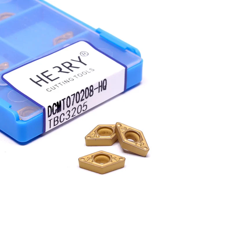 cnc makinesi için torna tezgahı dcmt070208-hq karbür tornalama uçları  